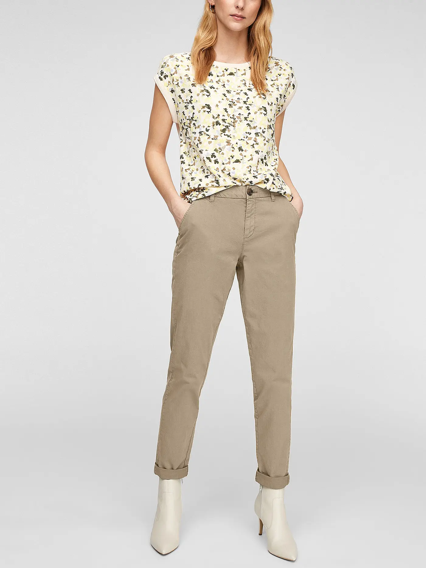 S.OLIVER | Chino Regular Fit | braun